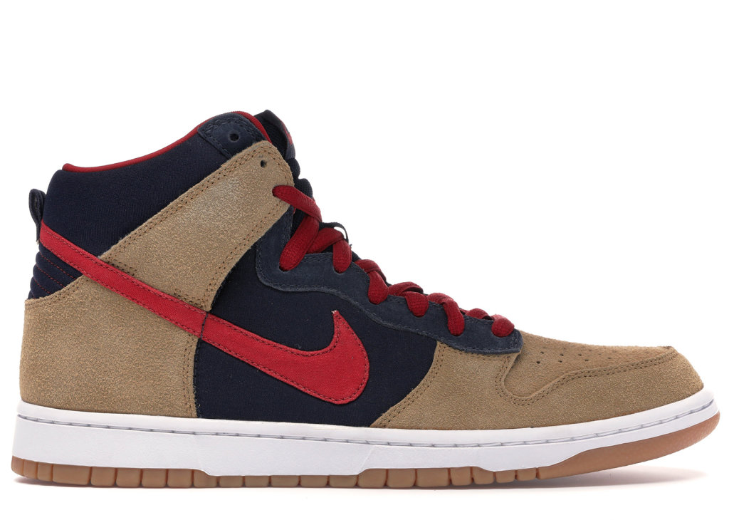 Nike Dunk SB High Reese Forbes Dark Obsidian/Varsity Red-Maple (313171-400)