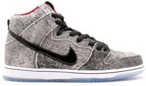 Nike Dunk SB High Salt Stain Black/Gym Red/Black (313171-024)