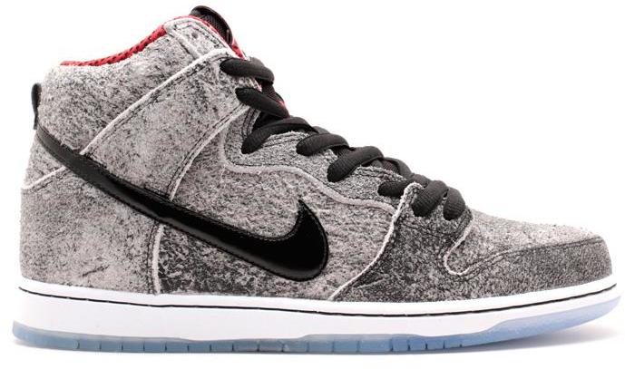 Nike Dunk SB High Salt Stain Black/Gym Red/Black (313171-024)