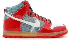 Nike Dunk SB High Shoe Goo Silver/White (313171-012)
