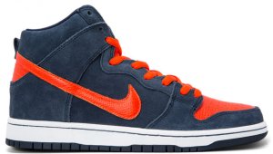 Nike Dunk SB High Syracuse Obsidian/Team Orange-White (305050-481)