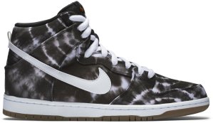 Nike Dunk SB High Tie Dye Black Black/White-White (313171-023)