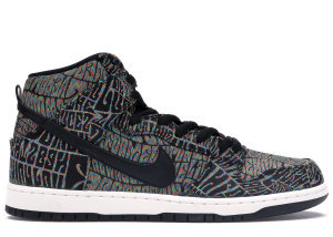 Nike Dunk SB High Tripper Pack Black/Rainbow-White-Black (313171-029)