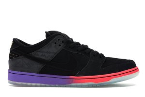 Nike Dunk SB Low BHM (2014) Black/Black-Purple Venom (504750-001)