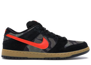 Nike Dunk SB Low Black Rough Green Black/Team Orange-Rough Green (313170-083)