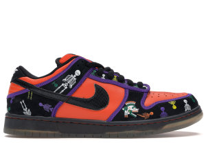 Nike Dunk SB Low Day of the Dead Orange Blaze/Black-White (313170-801)