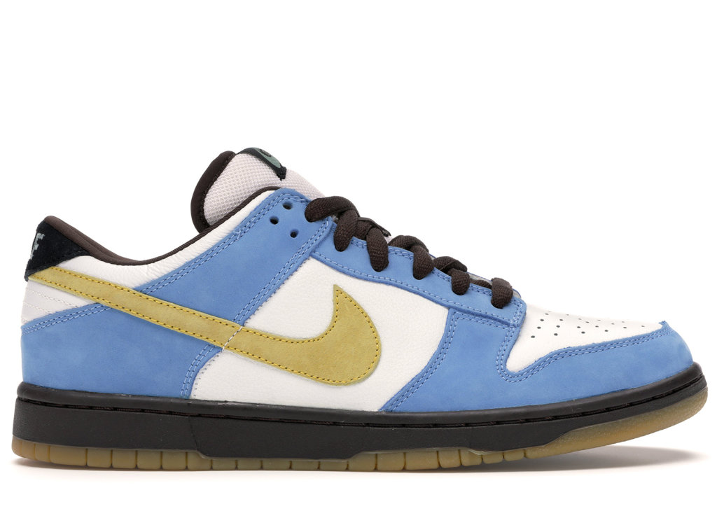 Nike Dunk SB Low Homer White/Medium Yellow-University Blue (304292-173)