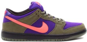 Nike Dunk SB Low Olive Atomic Red Olive/Atomic Red-Electric Purple (304292-265)