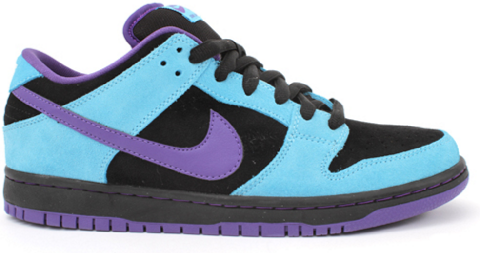 Nike Dunk SB Low Skeletor Black/Varsity Purple-Baltic Blue (304292-020)