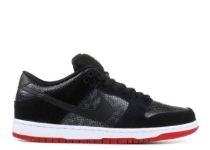 Nike Dunk SB Low Snake Eyes Black/Black-University Red (313170-017)