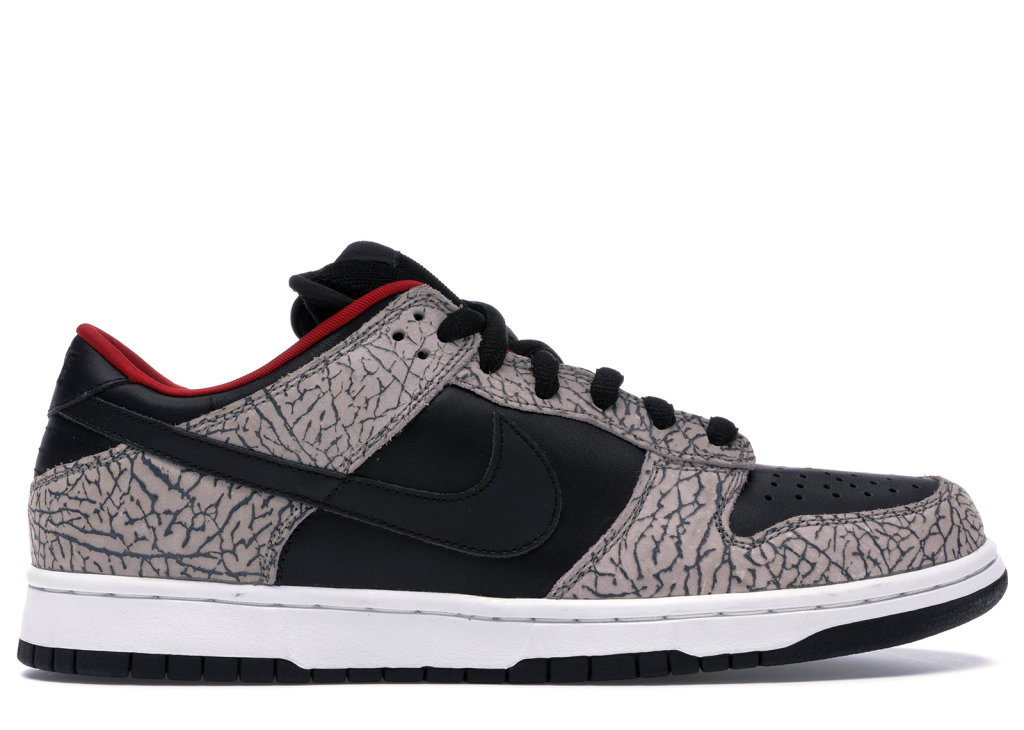 Nike Dunk SB Low Supreme Black Cement (2002) Black/Black-Cement Grey (304292-131)