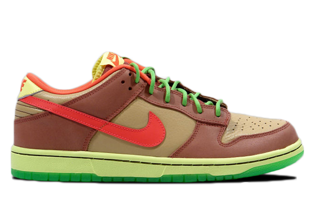Nike Dunk SB Low Toxic Sea Robbin Hay/Hot Red-Terra Brown (313170-261)