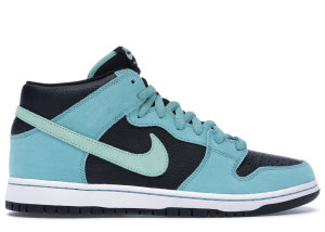 Nike  Dunk SB Mid Sea Crystal Black/Medium Mint -Sea Crystal (314383-033)