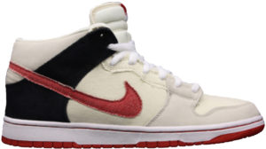 Nike Dunk SB Mid Street Fighter Ryu Buff/Sport Red-Black (314383-200)