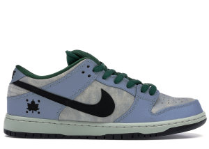 Nike Dunk SB Low Maple Leaf Central Park Dove Grey/Black-Gorge Green (313170-021)