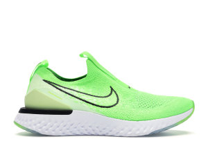 Nike Epic Phantom React Flyknit Electric Green (W) Electric Green/Black-Barely Volt-White (CJ0173-300)