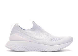 Nike  Epic Phantom React Flyknit White Pure Platinum (W) White/White-Pure Platinum (BV0415-100)