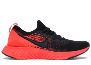 Nike  Epic React Flyknit 2 Black Bright Crimson Infrared Black/Bright Crimson-Infrared-Black (BQ8928-008)