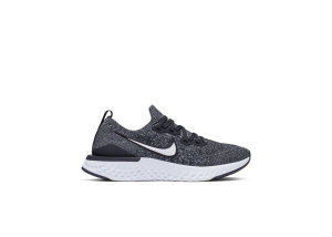 Nike  Epic React Flyknit 2 Black (GS) Black/White/White (AQ3243-001)