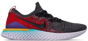 Nike  Epic React Flyknit 2 Black Hyper Jade University Red Black/Black-Hyper Jade-University Red-Hyper Grape-Amarillo (BQ8928-007)