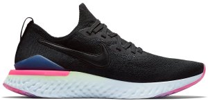 Nike  Epic React Flyknit 2 Black Sapphire Hyper Pink Black/Black-Sapphire-Lime Blast-Hyper Pink-Blue Tint (BQ8928-003)