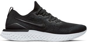 Nike  Epic React Flyknit 2 Black White Black/Black-Gunsmoke (BQ8928-002)