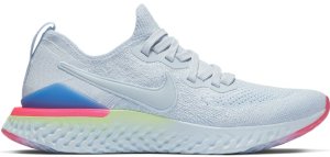 Nike Epic React Flyknit 2 Hydrogen Blue Sapphire Hyper Pink (W) Hydrogen Blue/Hydrogen Blue-Sapphire-Lime Blast-Hyper Pink-Blue Tint (BQ8927-453)