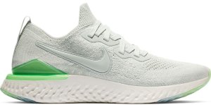 Nike Epic React Flyknit 2 Light Silver Lime Blast (W) Light Silver/Light Silver-Lime Blast (BQ8927-005)
