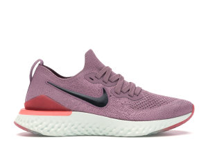 Nike  Epic React Flyknit 2 Plum Dust (W) Plum Dust/Black-Ember Glow-Bleached Coral-Barely Grey (BQ8927-500)