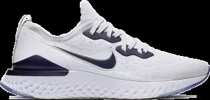 Nike  Epic React Flyknit 2 Vast Grey Vast Grey/White/Court Purple (CK0836-001)