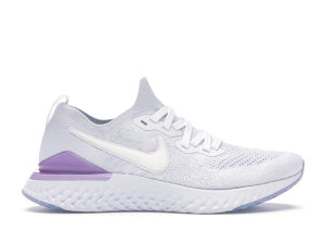 Nike  Epic React Flyknit 2 White Pink Foam (W) White/White-Pink Foam (BQ8927-101)