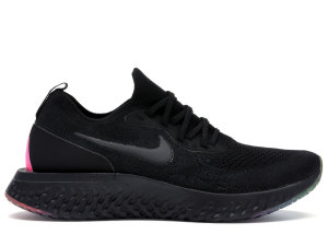 Nike  Epic React Flyknit Betrue (2018) Black/Black-Pink Blast-Purple Pulse (AR3772-001)