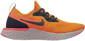 Nike  Epic React Flyknit Black Orange (GS) Black/Orange (943311-800)