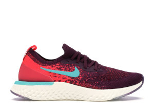 Nike  Epic React Flyknit Bordeaux Hyper Jade (W) Bordeaux/Hyper Jade-Sail-Red Orbit (AR5518-600)