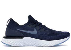 Nike  Epic React Flyknit College Navy Diffused Blue College Navy/Football Grey-Black-Diffused Blue (AQ0067-402)