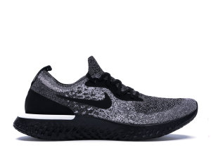 Nike  Epic React Flyknit Cookies & Cream (W) Black/Black-White (AQ0070-011)