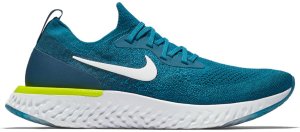 Nike  Epic React Flyknit Green Abyss Green Abyss/White-Blue Force-Volt (AQ0067-302)