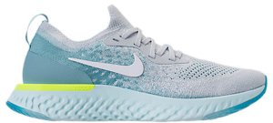 Nike  Epic React Flyknit Volt Glow (W) Pure Platinum/White-Mica Blue-Volt Glow-Glacier Blue (AQ0070-008)