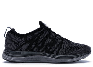 Nike  Flyknit Lunar1+ Supreme Black Black/Black/Dark Grey (623823-001)