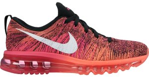 Nike Flyknit Max Pink Foil Hot Lava (W) Black/White-Pink Foil-Hot Lava (620659-006)