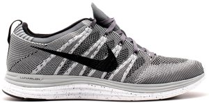 Nike Flyknit One+ Wolf Grey Wolf Grey/Black-White-Dark Grey (554887-001)