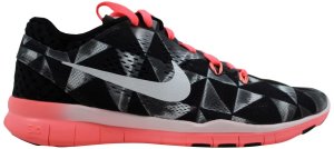 Nike  Free 5.0 TR Fit 5 Print Black/White-Lava Glow (W) Black/White-Lava Glow (704695-006)