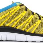 Nike  Free Flyknit HTM Tour Yellow Tour Yellow/Light Charcoal-Neo Turquoise (616171-703)