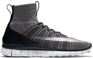 Nike Free Flyknit Mercurial Dark Grey Dark Grey/Silver-Black-Summit White (805554-004)