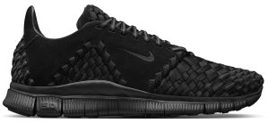 Nike  Free Inneva Woven 2 Triple Black Suede Black/Black (813040-001)