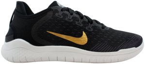 Nike  Free RN 2018 Black Metallic Gold Vast Grey  (W) Black/Metallic Gold Vast Grey (942837-008)