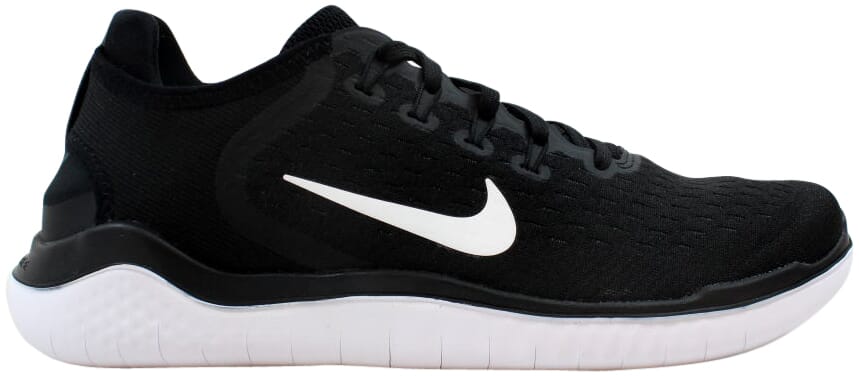 Nike Free RN 2018 Black White (W) Black/White (942837-001)