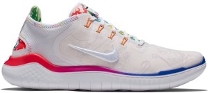 Nike  Free RN 2018 Flabjacks White/Fuchsia Blast-Dynamic Yellow-Black (AH3966-100)