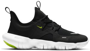 Nike Free RN 5.0 Black Volt White (GS) Black/Anthracite-Volt-White (AR4143-001)