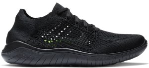 Nike  Free RN Flyknit 2018 Black Anthracite (W) Black/Anthracite (942839-002)